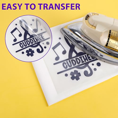 Image of HTVVETUR Navy HTV Iron on Vinyl 12Inch by 35ft Heat Transfer Vinyl for T-Shirt HTV Rolls for All Cutter Machine - Easy to Cut & Weed (35ft, Navy)