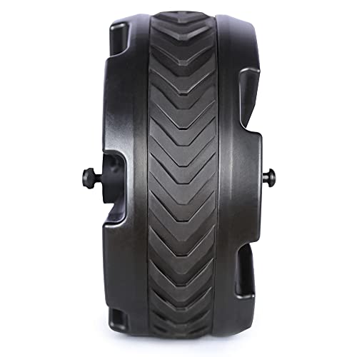 Portal Outdoor Garden Carts Replacement Plastic Wheels With Tpr Tread 8" Diameter X 3.4" Wide For Utility Wagon Cart All-Terrain Wheel #TOP5