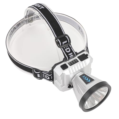 Linterna frontal LED recargable de alta potencia en un cuerpo ligero de ABS