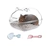 Pipihome Hamster Zand Badbak Kleine Huisdier Bad Sauna Toilet Wasruimte Box met Schep Kleine Dieren Badkamer voor…