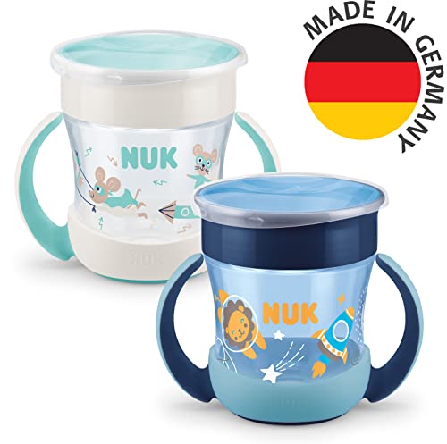 NUK Mini Magic Cup Night Trinklernbecher | 6+ Monate | 160 ml | 360°-Auslaufschutz-Rand zum Trinken von jeder Seite | Leuchtet im Dunkeln… – Ansicht 6