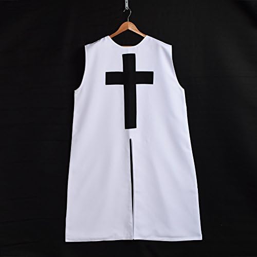 BLESSUME Unisex White Medieval Knight Tunic Belt - Image 4