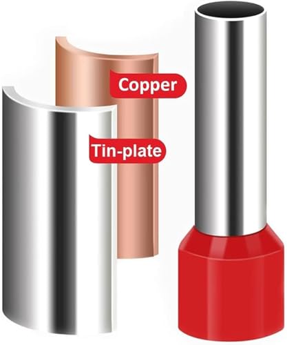 Image of 20PCS AWG 3 /0 Insulated Wire Ferrules Connectors,E95-25 Ferrule Cord Pin End Terminals Wire Connector Kit
