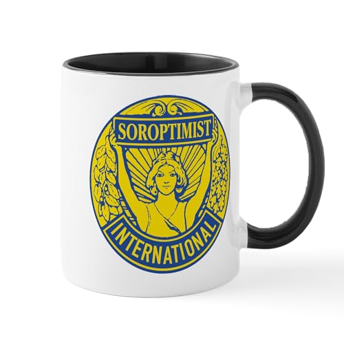 Taza de cerámica Azul 11 oz (325 ml) miniatura 1
