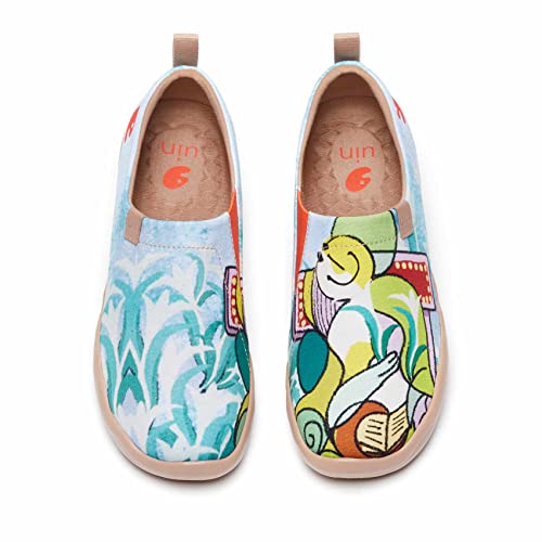 Image of UIN Women's Art Travel Shoes Slip On Casual Cozy Loafers Lightweight Comfort Fashion Sneaker Toledo Ⅰ