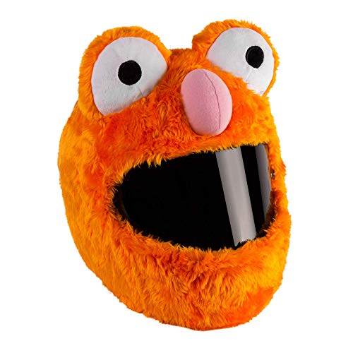 Moto Loot Helmet Cover for Motorcycle Helmet, Fun Rides and Gifts (Cover Only. Helmet Not Included) - Orange