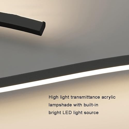 Apliques largo lineal de pared interior con tecnología LED para pasillo 3