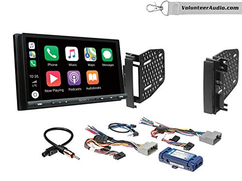 Sony XAV-AX5000 Double Din Radio Install Kit With Apple CarPlay, Android Auto, Sirius