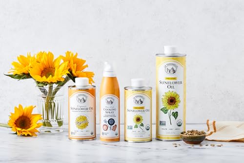 Image of La Tourangelle, Organic High Oleic Sunflower Oil, Neutral Oil For Medium to High Heat Cooking and Skin Care, Non GMO, Pesticide and Chemical Free, 33.8 Fl Oz (Pack of 2)
