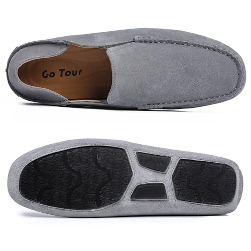 Image of Go Tour Handmade Mens Casual Loafers Moccasins Slip On Driving Shoes