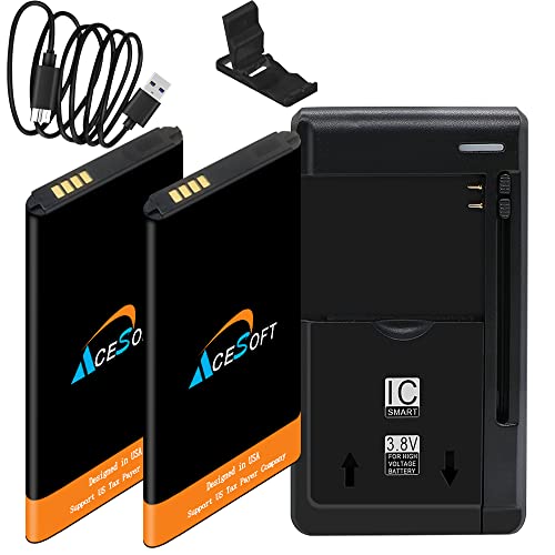 Long Lasting Boosting 2X 6190mAh Battery Special Dock Wall Home Rapid Charger USB 3.0 Data Sync Cable Cord Wire Stylus Compatible with Samsung Galaxy S5 SM-S902L I9600 Phone