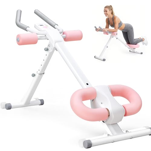 NEWBULIG Ab Machine, Adjustable Ab Trainer for Home Gym, Foldable Abdominal Workout Equipment with...