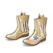 DREAM PAIRS Girls Cowgirl Cowboy Western Mid Calf Tassel Boots,Size 4 Big Kid,Gold,SDBO2402K