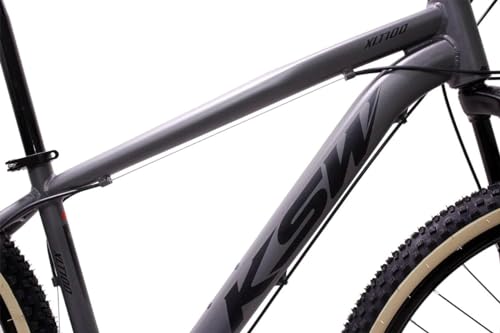 Bicicleta Aro 29 Ksw 21 Marchas Alumínio Cambio Shiman0 Freio a Disco (Grafite, 17)