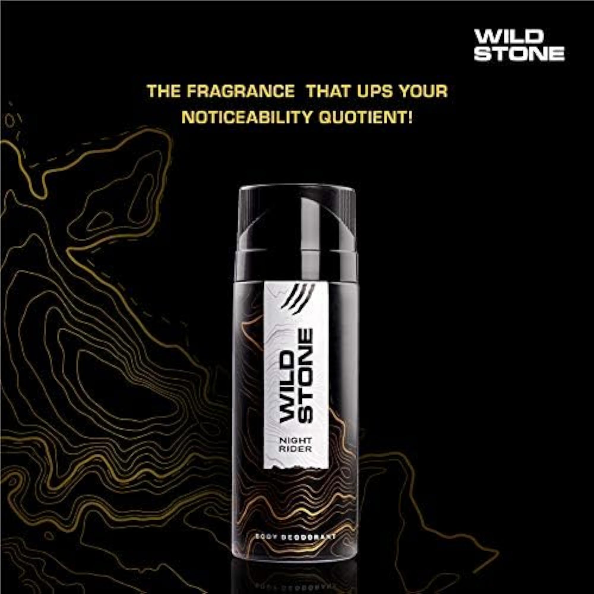 Night Rider Body Deodorant For Men, 150 ml