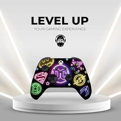 DreamController DC Comiic NEON Custom X-box Controller Wireless compatible with X-box One/Series X/S Proudly Customized in USA with Permanent HYDRO-DIP Printing (NOT JUST A SKIN)