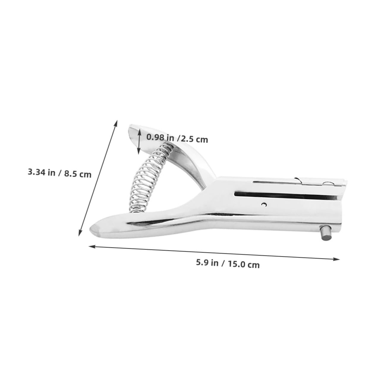 Einzellocher Locher für PVC Ausweise Loch Handlicher Robuster Kartenlocher Effizienter Papierstanzer Kompakt Tragbar für Büro und Bastelbedarf