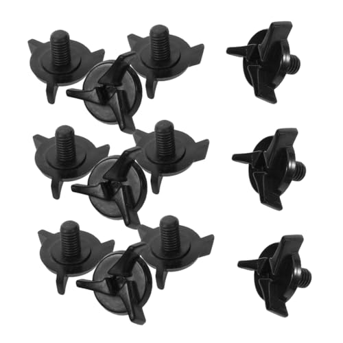 ULTECHNOVO 15Pcs Visor Screws Lightweight Plastic Bolts for Offroad and Rally Helmets Secure Fit for Enhanced Riding Safety and Compatibility