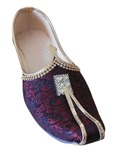 Chaussons pour Homme KCM-000408 bicolores bordeaux et noir en taille 39,5 EU