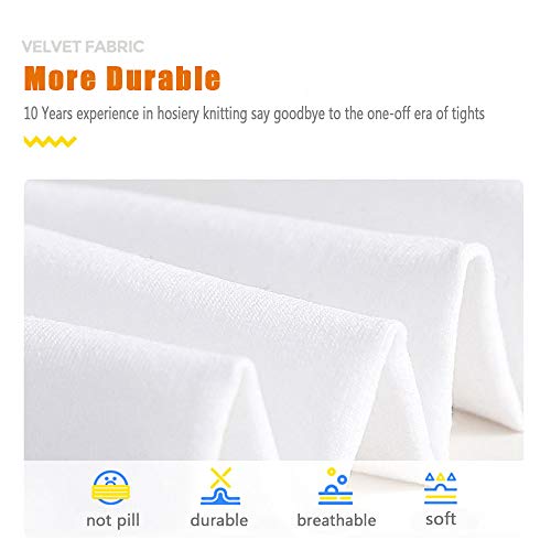 Dipug White Tights For Girls Footed Toddler Ballet Tight Dance Tights For Girl #TOP1