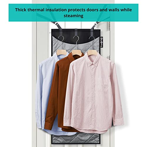 True & Tidy Xl Over The Door Protective Clothes Steamer Pad, Ironing And Press Pad, Helps Protect Surfaces While Garment Steaming, With 3 Hanger Hooks #TOP2