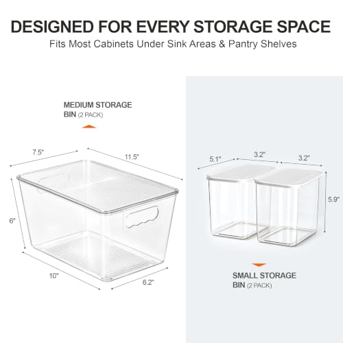 4PCS Home Organization Storage Set Trash Bag Organizer Under Sink - image 4