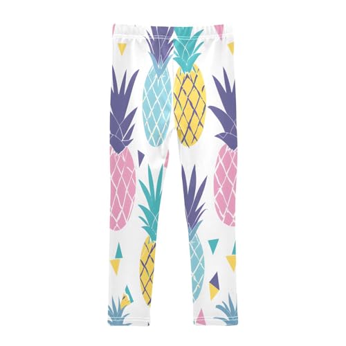Bolaz Toddler Girls Leggings Printed Yoga Pants Leggings Green Blue Pink Pineapple for Kids2