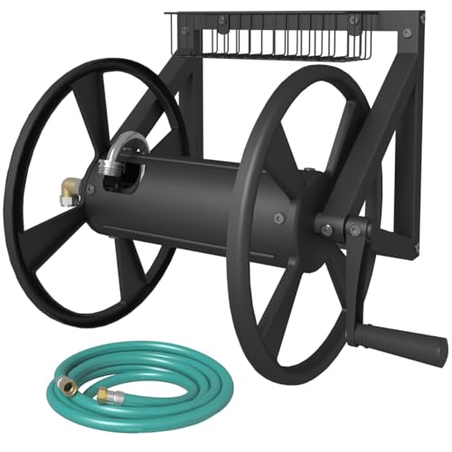 Artigarden Triangle Wall Mounted Garden Hose Reel,...