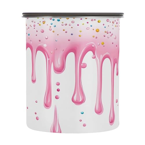 Envase hermético para café de acero inoxidable 17 oz miniatura 2