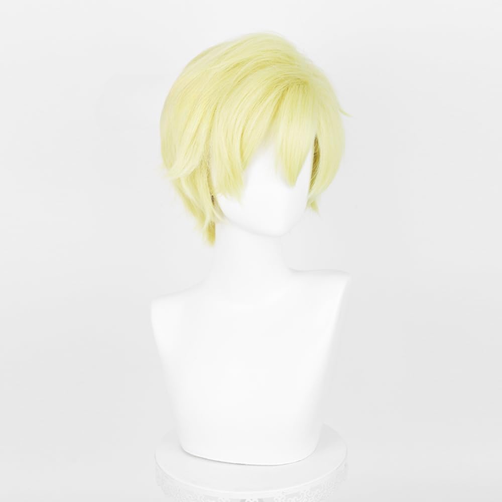 Amazon.co.jp: コスプレウィッグ 須王環 すおうたまき イエロー 耐熱
