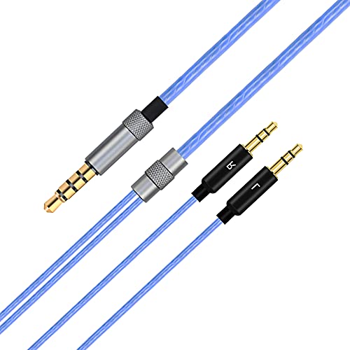 Sol Republic V10 Extension Cable for Sol Republic Master Tracks HD HD2 Sol Republic V8 V12 X3 Headphones (Blue)