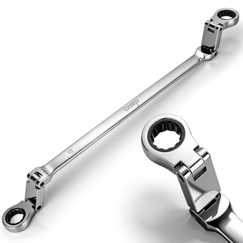 DISEN Extra Long Flex Head Ratchet Wrench