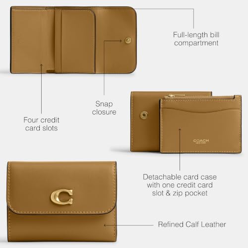 Coach Refined Calf Leather Essential Card Holder Wallet - image 3