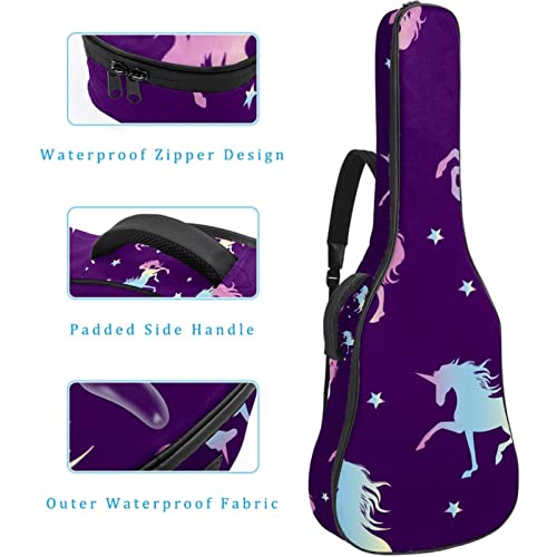 Housse de transport rembourrée pour guitare en tissu Oxford imperméable avec bandoulière réglable Motif silhouette de… - Les Beatles, Paul McCartney, John Lennon, RIngo Starr, George Harrison Housse de transport rembourrée pour guitare en tissu Oxford imperméable avec bandoulière réglable Motif silhouette de… – Image 5