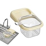 Cestello Di Scarico - Filtro Con A Maglia Fine - Cestello Cattura Cibo Per Lavello Cucina | Per Prevenzione Ostruzioni Casa Appartamento Dormitorio Frutta Verdura Pasta
