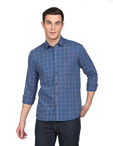 Image of Arrow Men's Checkered Slim Fit Shirt