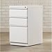 Hirsh 20-inch Deep Metal Mobile Pedestal File 3-Drawer Box/Box/File. White
