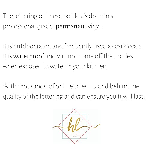 Plastic Hand And Dish Soap Dispenser Set For Kitchen, White Plastic Bottles, Farmhouse Kitchen Soap Dispenser, Heartland Lettering #TOP6