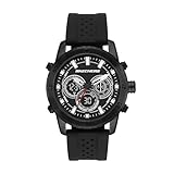 Skechers Sr5156, Reloj Hombre, Negro (Black), Mediano