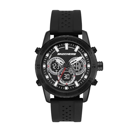 La Mejor Recopilación de Reloj Puma Negro los mejores 5. 39 Skechers Sr5156, Reloj Hombre, Negro (Black), Mediano