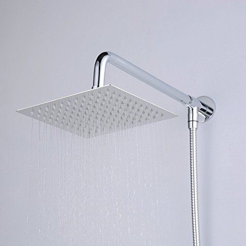 Duschkopf Regendusche Hiendure 8 Zoll quadratisch aus Edelstahl