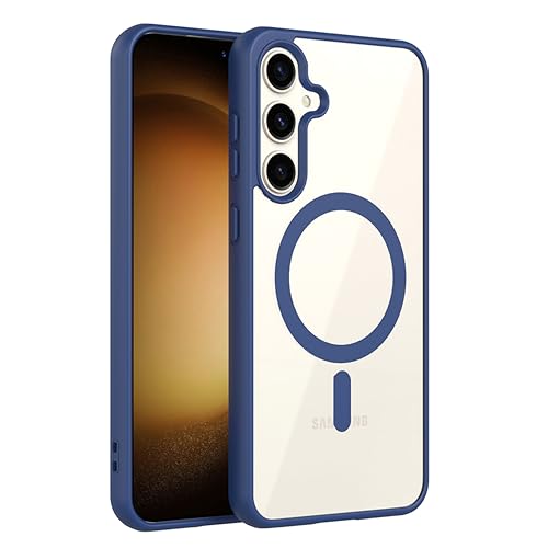 Image of amazon basics Back Case Cover for Samsung Galaxy S24 Plus 5G (Thermoplastic Polyurethane Navy Blue)
