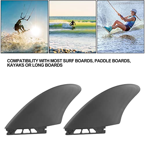 KENANLAN Barbatana de prancha de surfe, 1 par de quilhas de prancha de surfe, barbatana inflável par