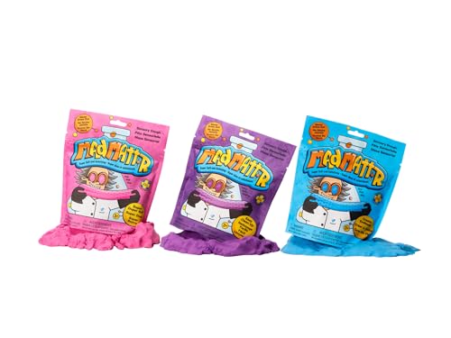 Mad Mattr Triple Pack Super-Soft Modelling Dough Compound that Never Dries Out (Pink/Purple/Blue 30oz)
