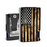 Coukula Men Minimalist Wallets for Men - Front Pocket Money Clip - Aluminum Credit Card Holder - RFI