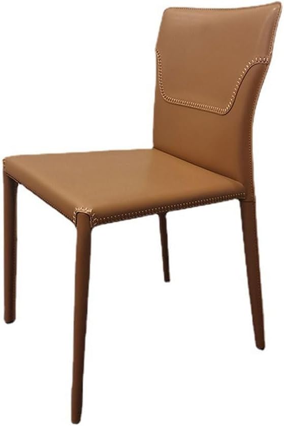 Saddle Leather Dining Chair Single Relaxed Stool Furniture Chairs for Kitchen