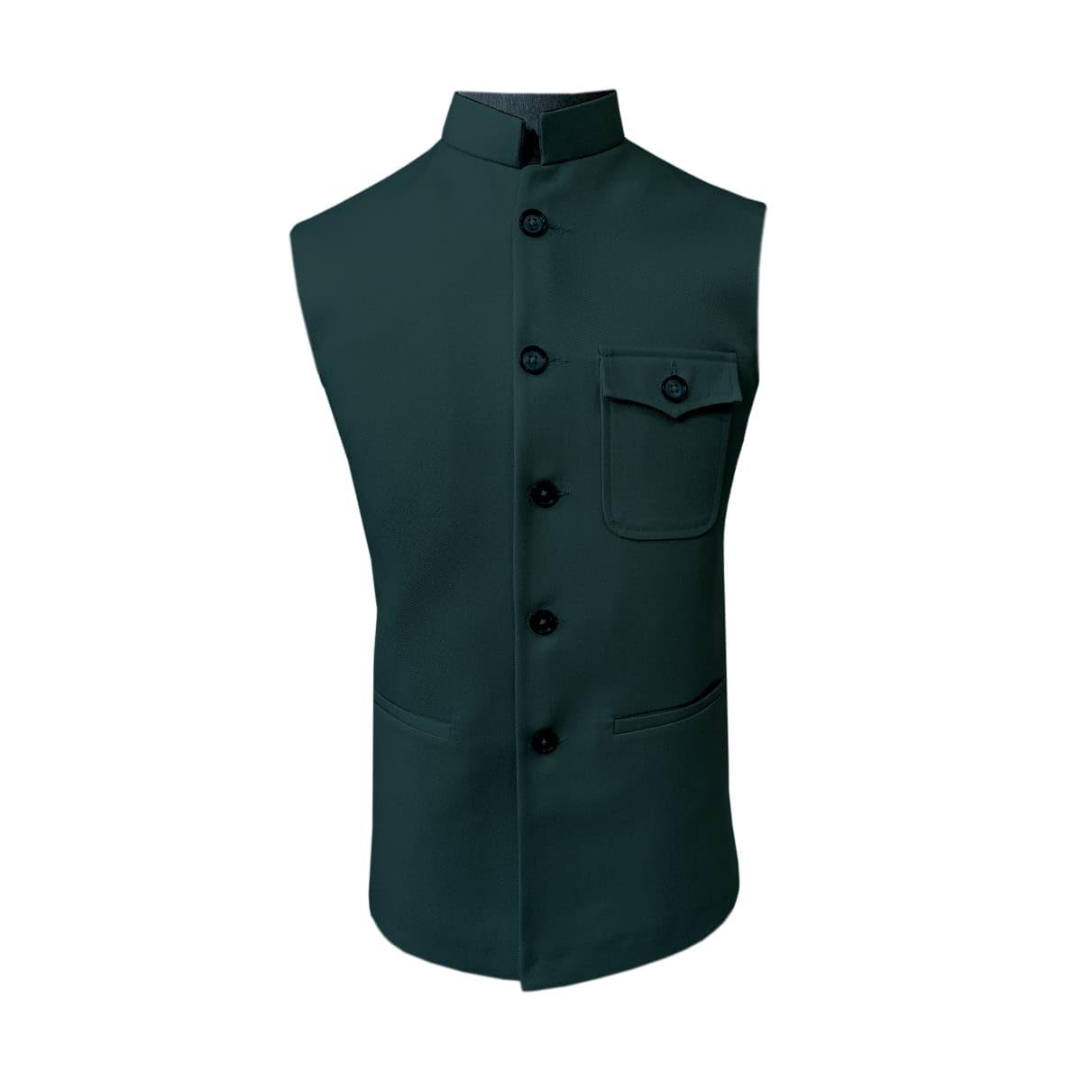 A.Z COLLECTION Premium Cotton Men’s Nehru Jacket, Regular Fit for Festive, Casual, or Occasional.-picture-11