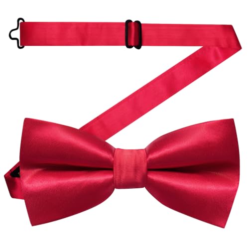 Image of YourTies Bow Ties for Men Pre-Tied Adjustable Bow Tie Coloful Satin Bowtie