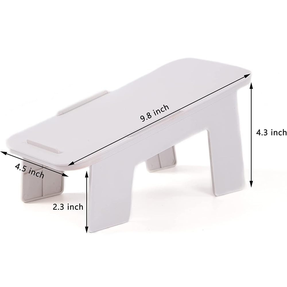 20er-Pack Schuh-Slots-Organizer, Neuer Upgrade-Doppelschicht-Schuhstapeler, weißer Stapel-Schuhregal-Halter, platzsparend for Schrankorganisation und Aufbewahrung von Schuhen