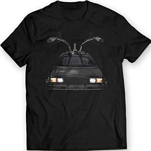 Genérico Dos Seater Sports Car Coche de Película Regreso al Futuro Camiseta 100% Algodón (XL)